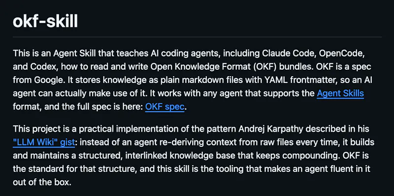 OKF Skill  screenshot 2