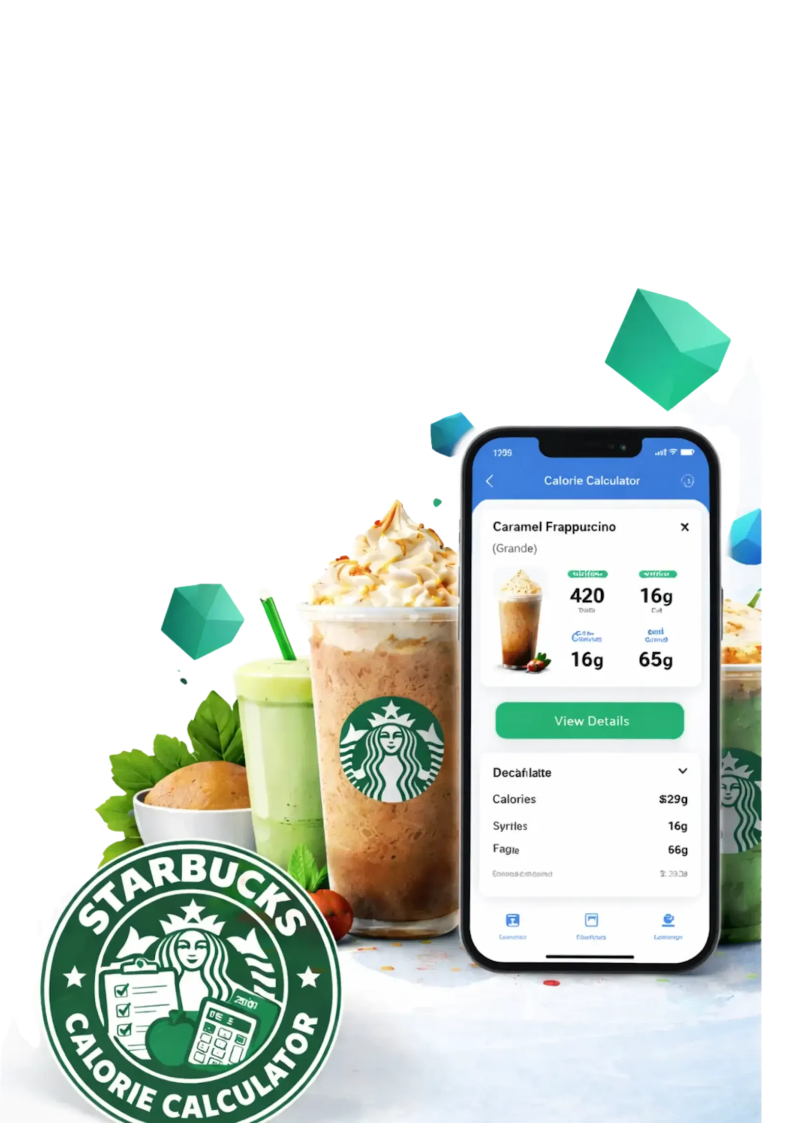 Starbucks Calories Calculator screenshot 1