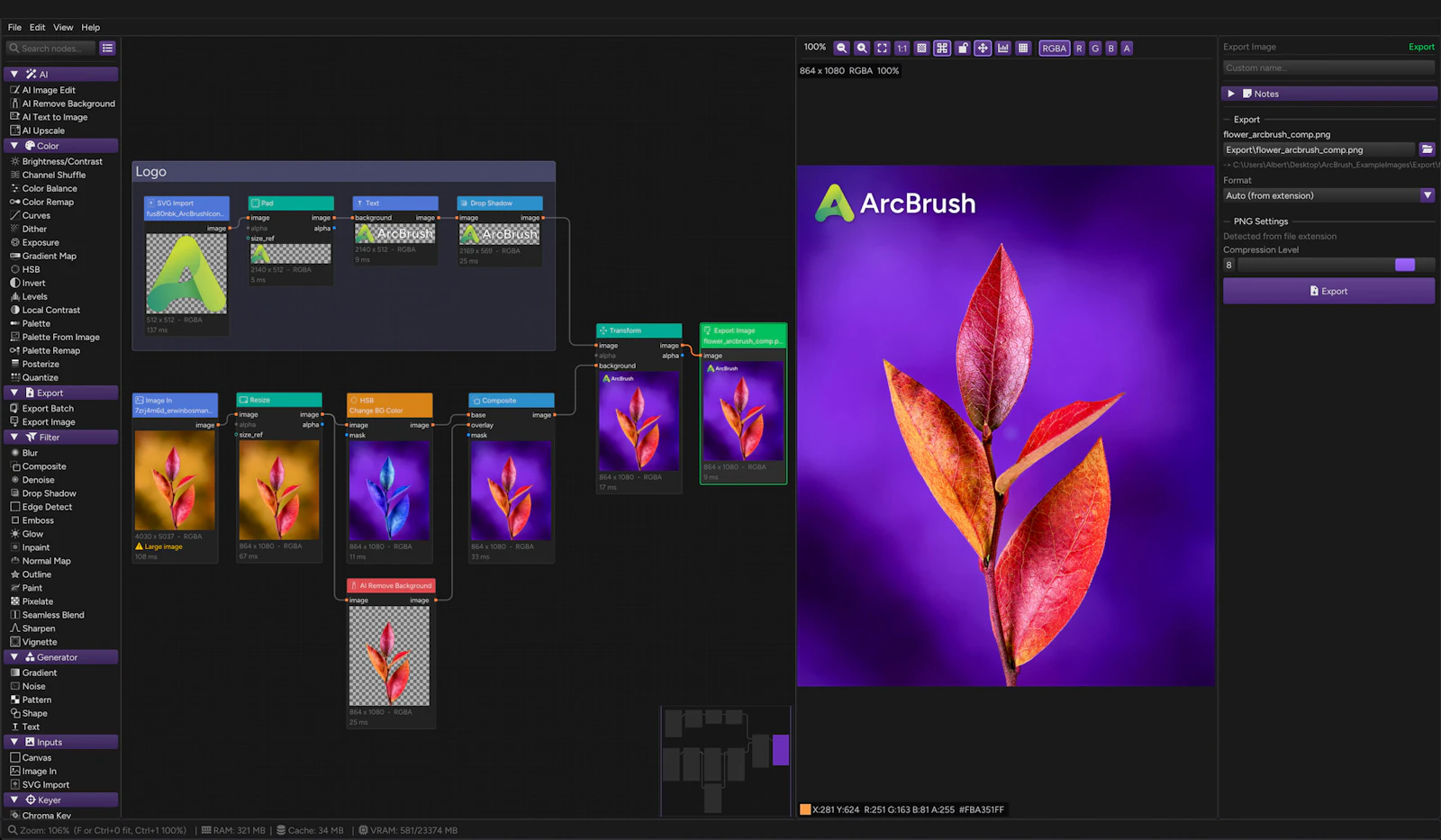 ArcBrush screenshot 4