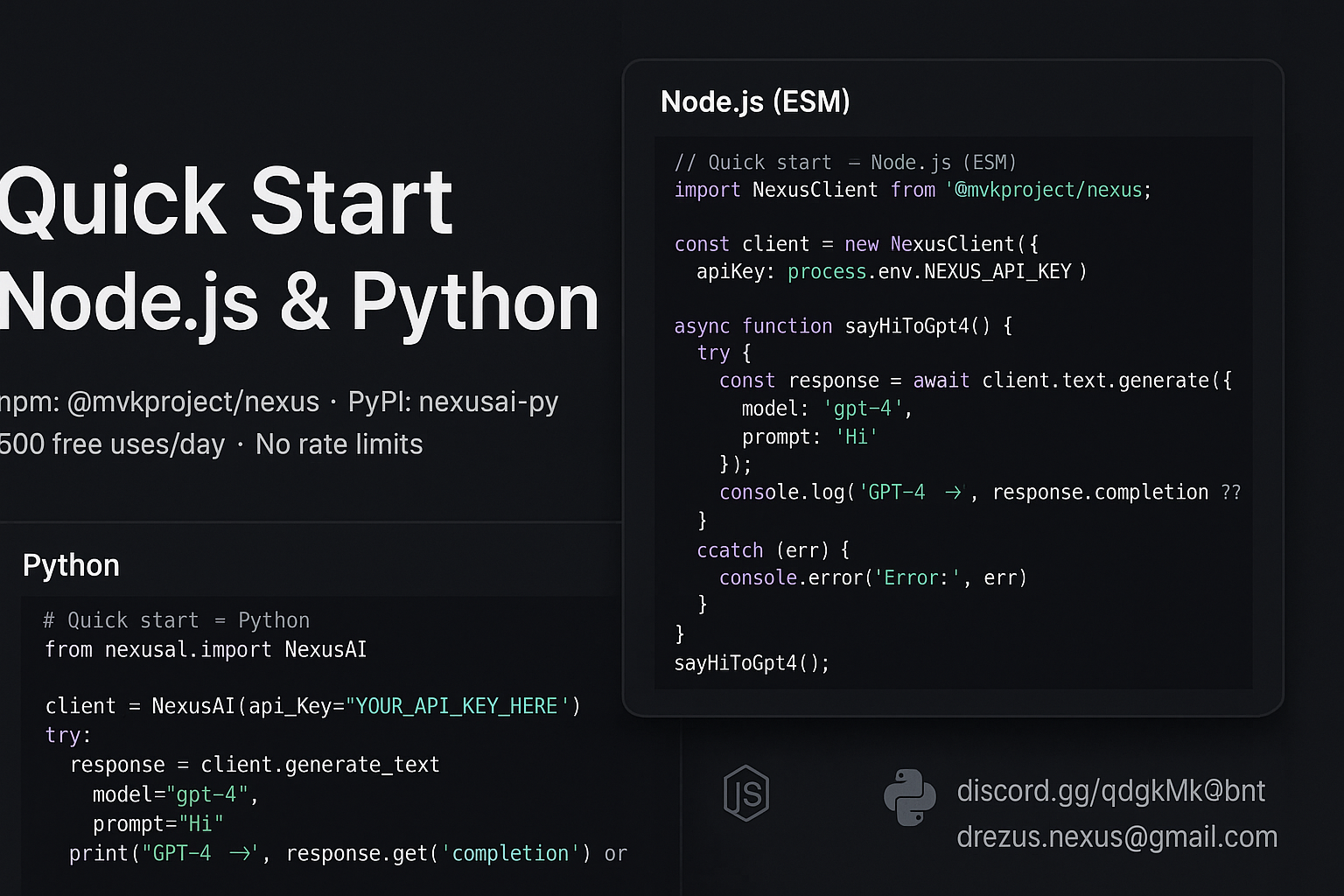 Nexus API - Screenshot 2 preview
