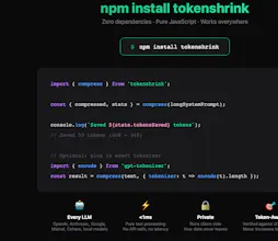Same AI, fewer tokens. Free forever gallery image