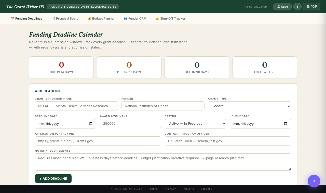The OS Suite gallery image