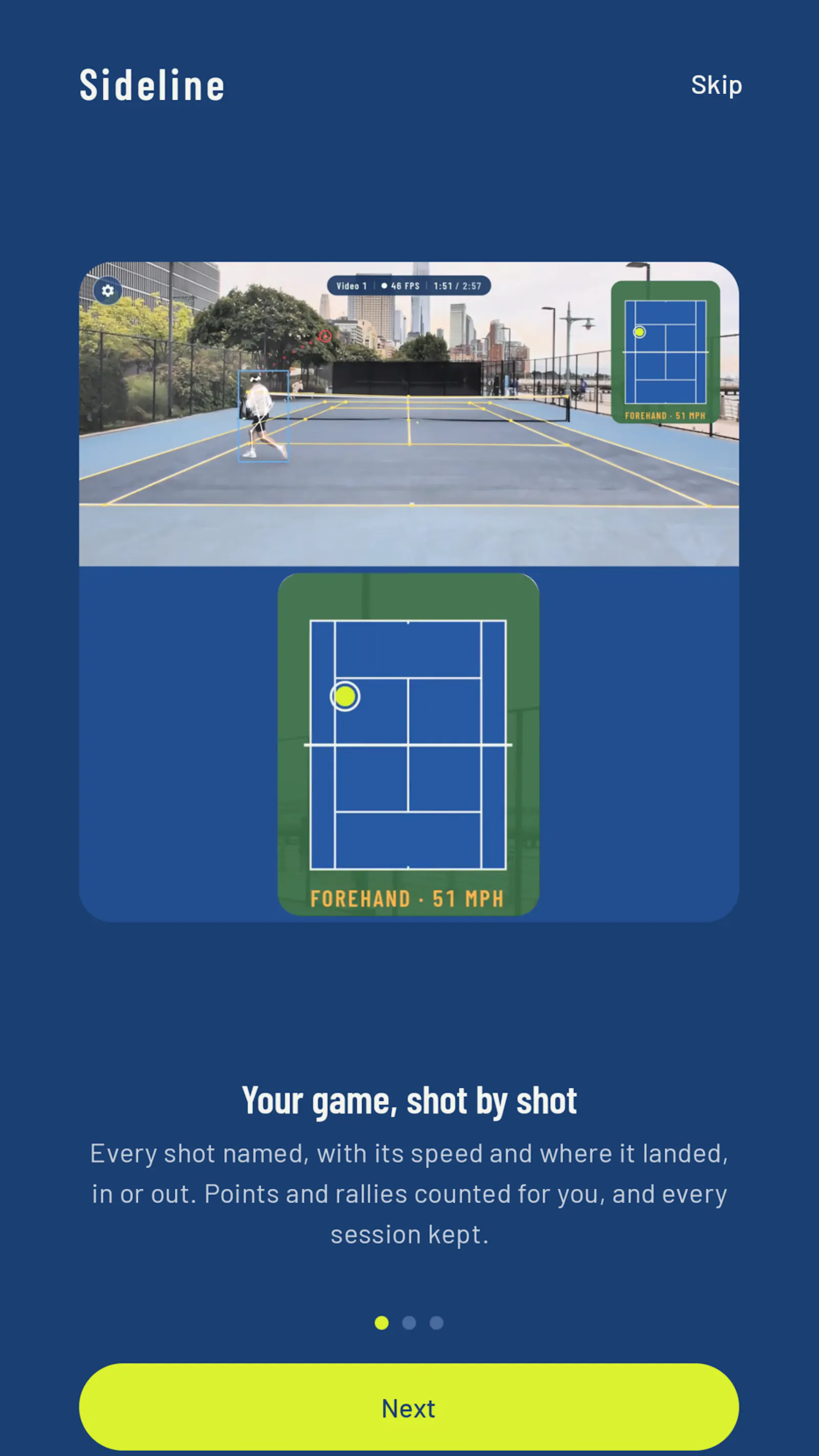 Sideline - Tennis Coach screenshot 2