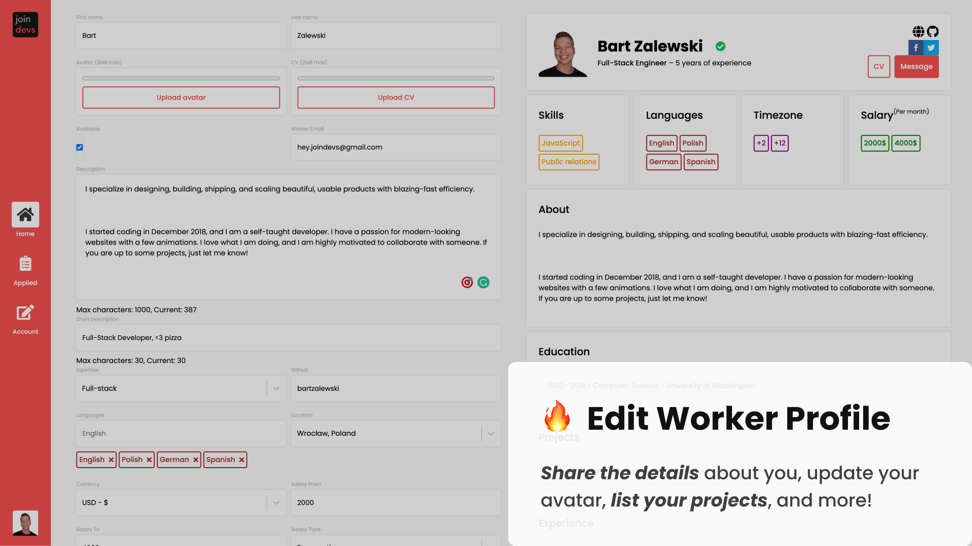JoinDevs gallery image