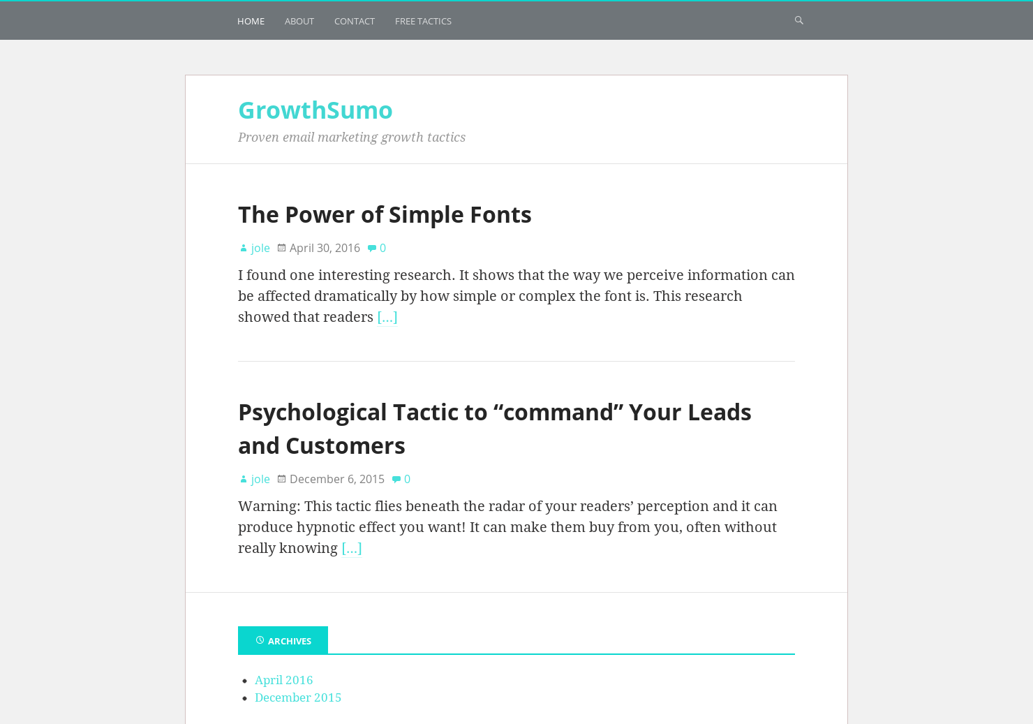Growth Sumo Newsletter