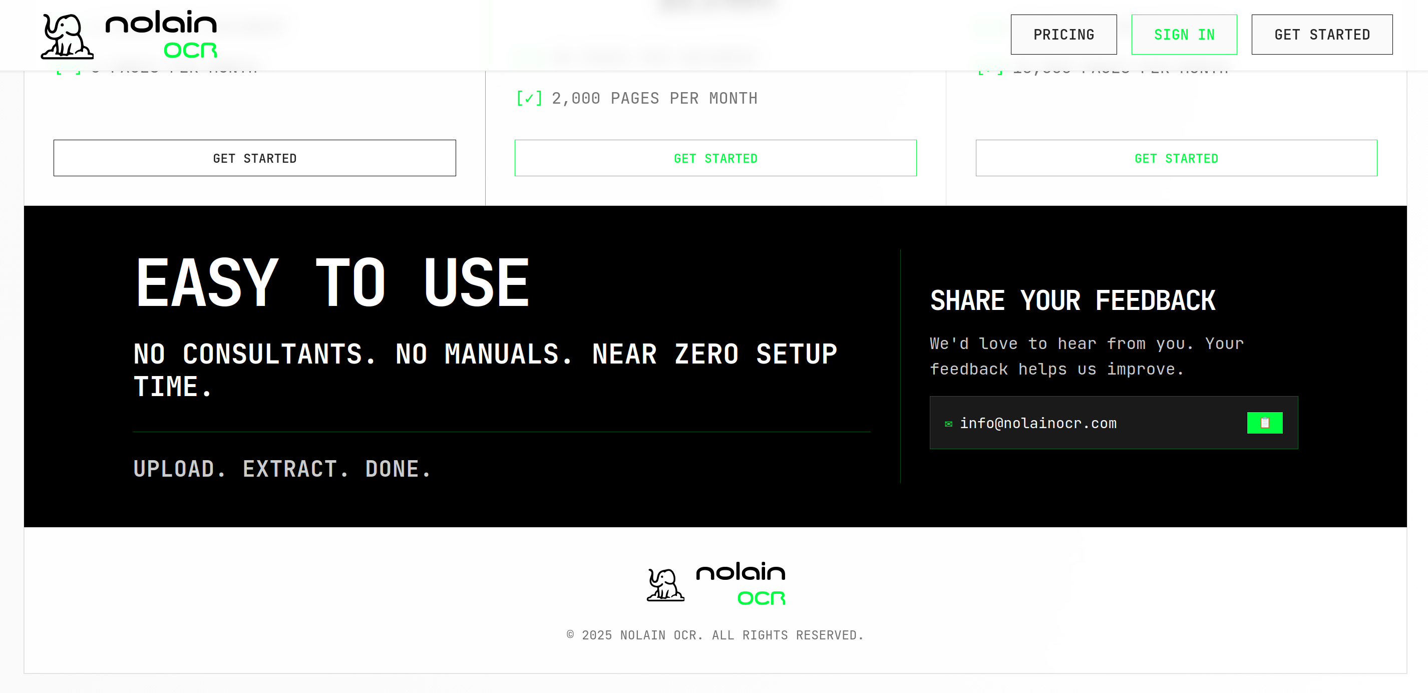 Nolain OCR - Screenshot 3 showing product features and functionality
