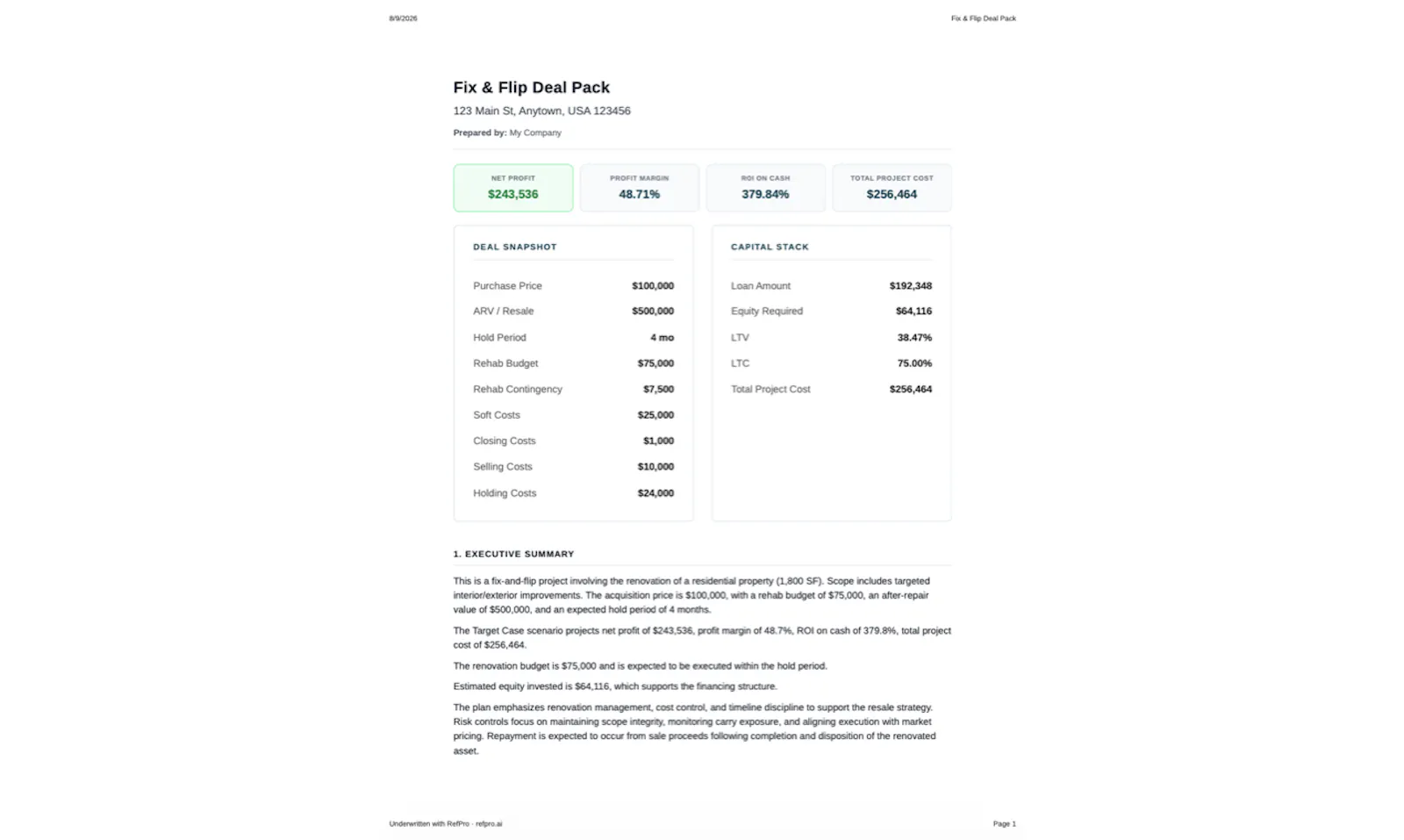 Refpro screenshot 3