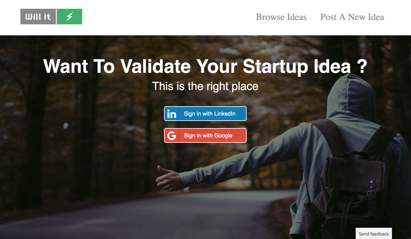 Online platform that you can use to validate your startup ideas and acquire your early adopters. gallery image