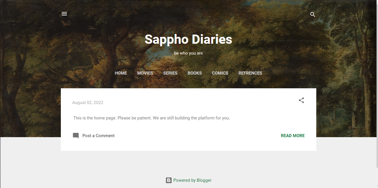 Sappho Diaries 웹 미디어 2