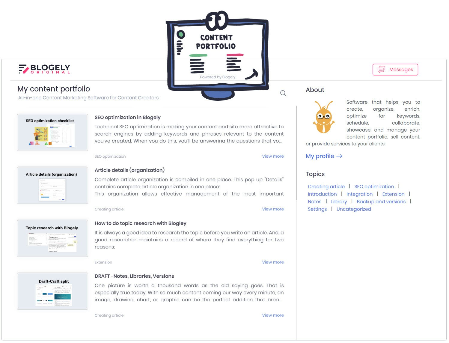 Blogely Content Marketing gallery image