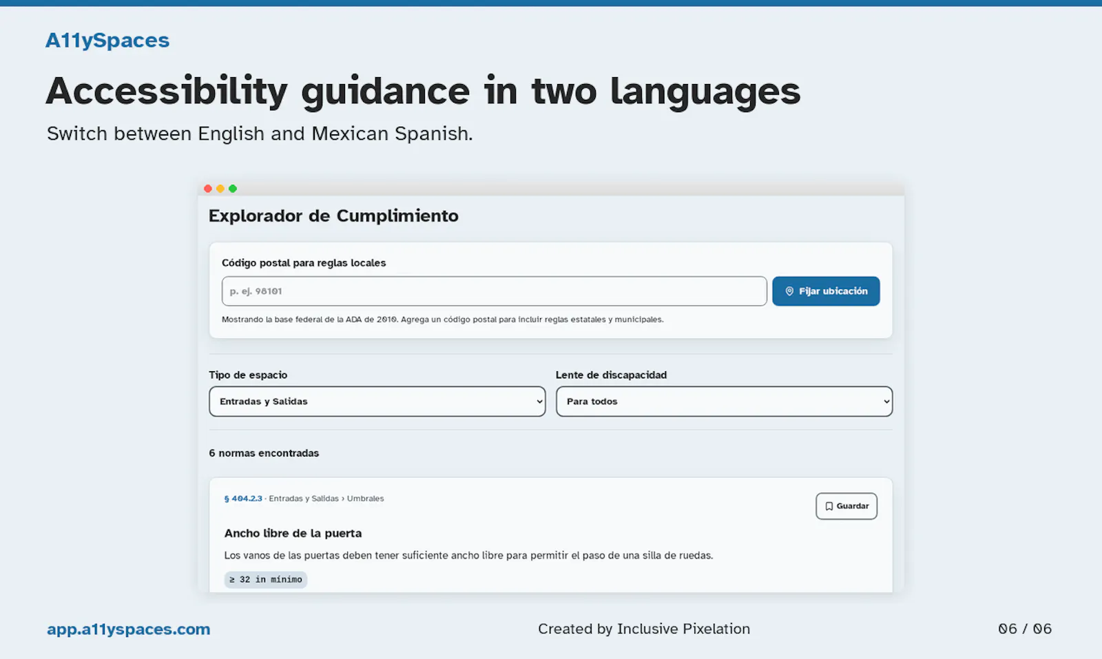 A11ySpaces screenshot 8