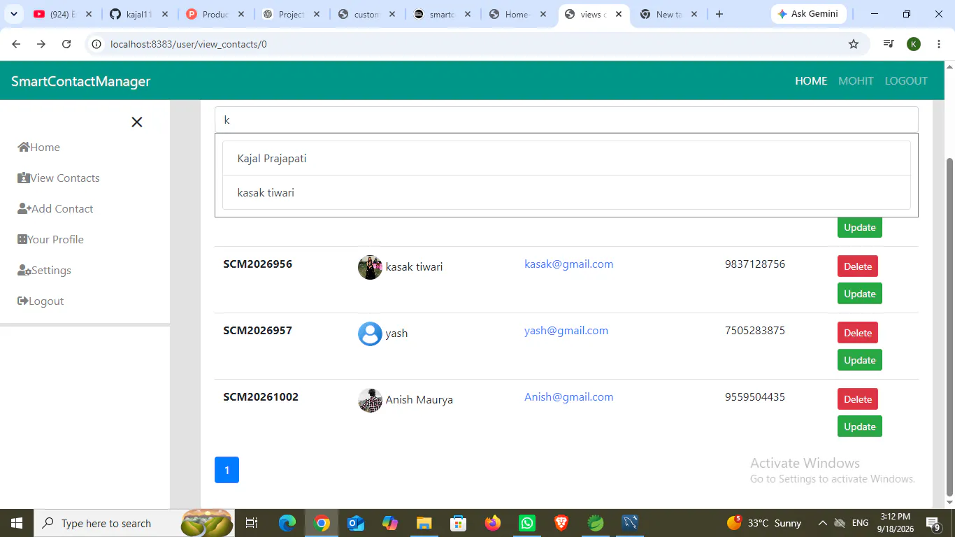 Smart Contact Manager gallery image