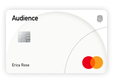 Audience - Biometric payment card
