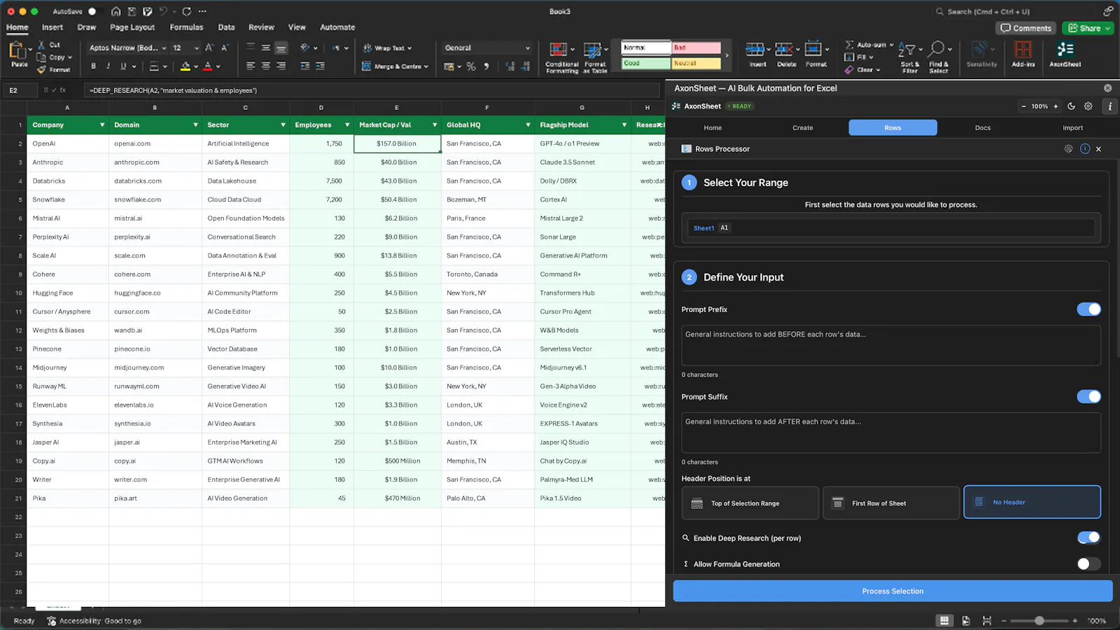 AxonSheet screenshot 2