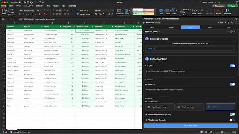 AxonSheet screenshot 2