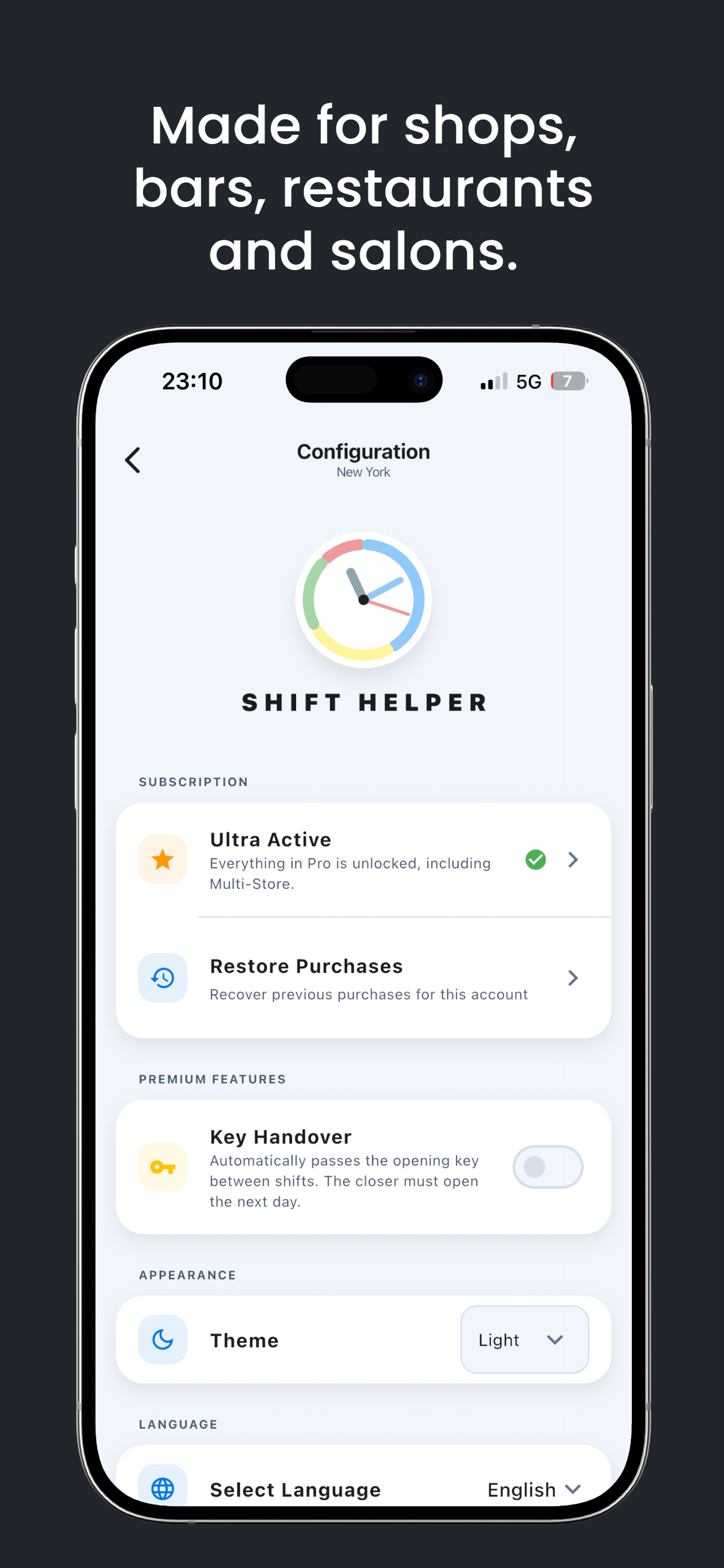 ShiftHelper gallery image
