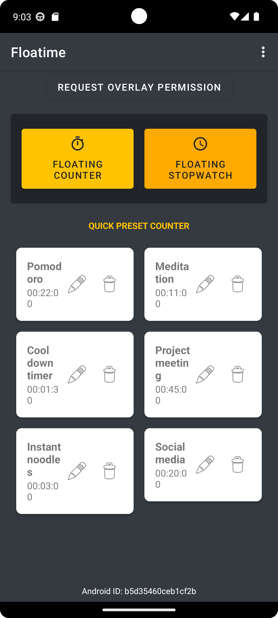 Floatime - Screenshot 3 showing product features and functionality