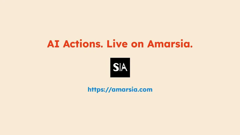 AI Actions screenshot 1 (video preview)