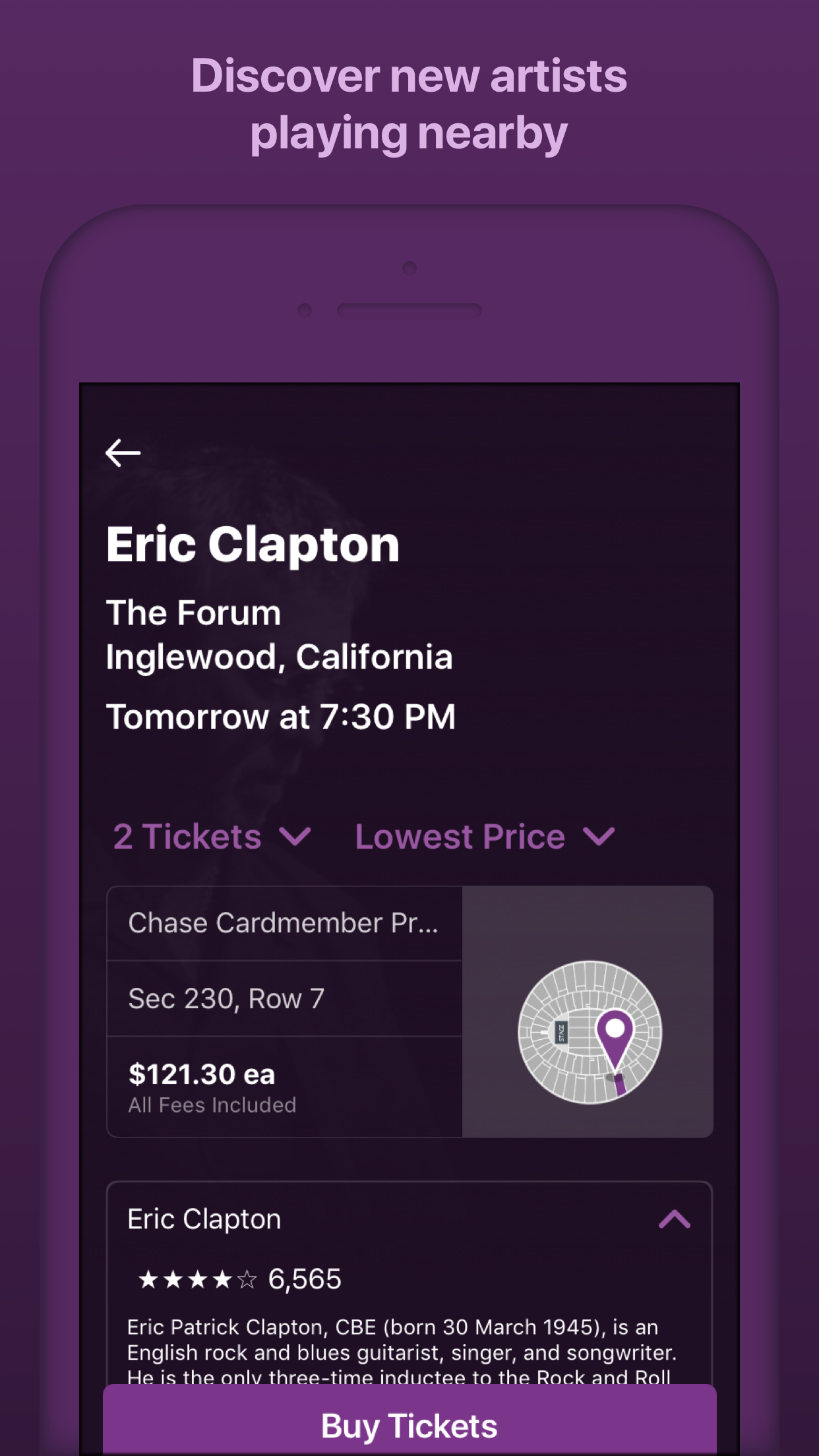 Shortlist – Concert Tickets gallery image