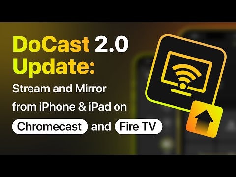 startuptile DoCast 2.0-Stream from iPad & iPhone to Chromecast and Fire TV