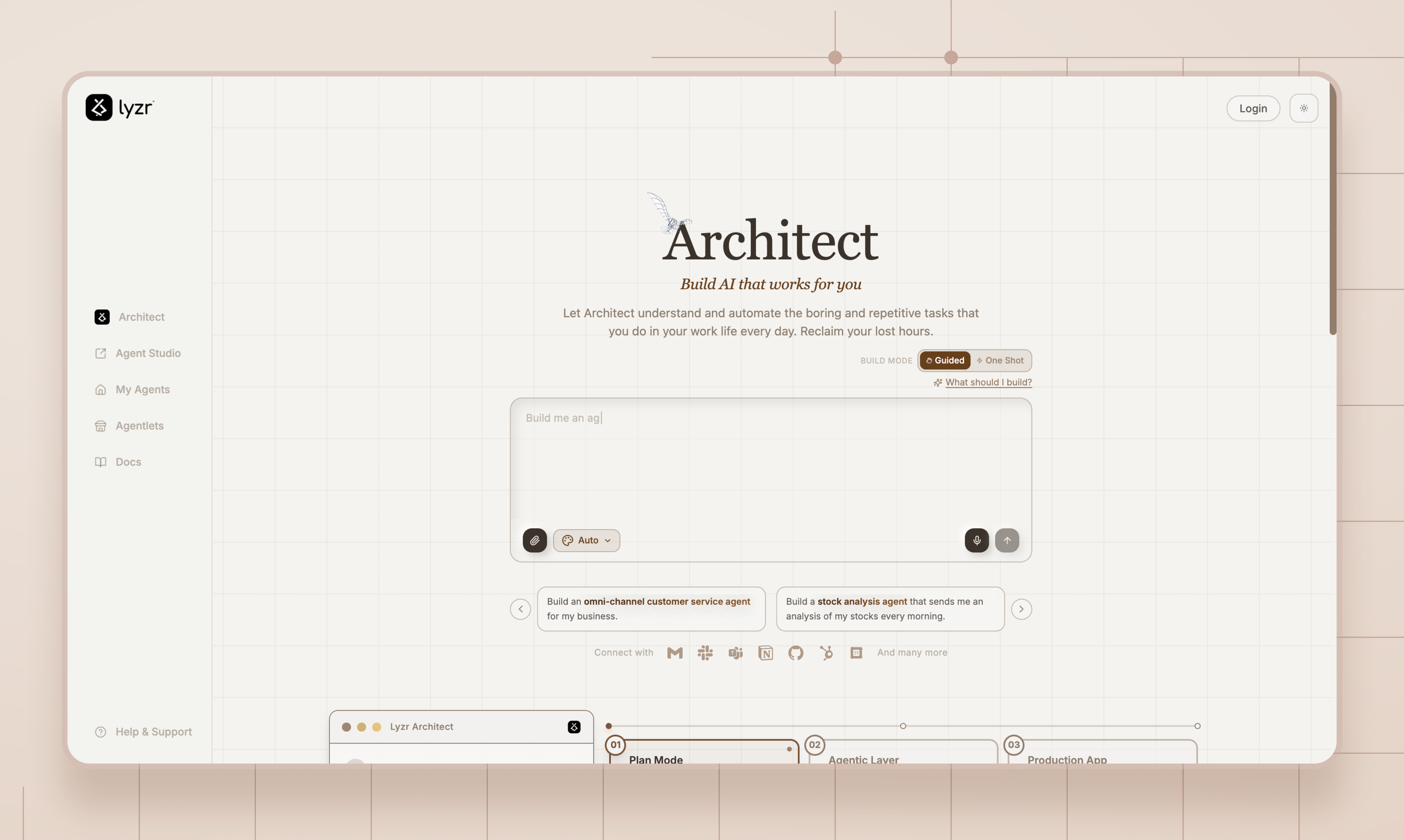 Architect by Lyzr screenshot