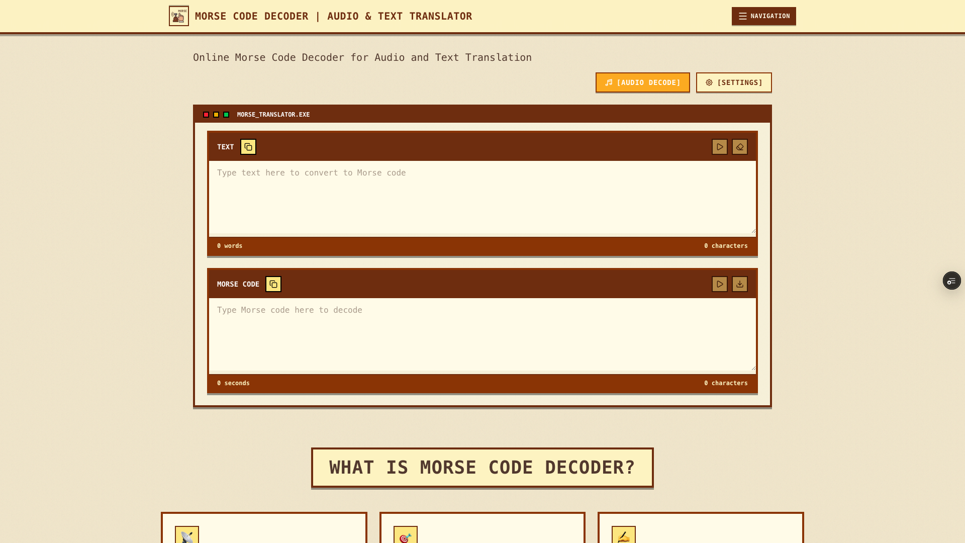 Morse Decoder gallery image