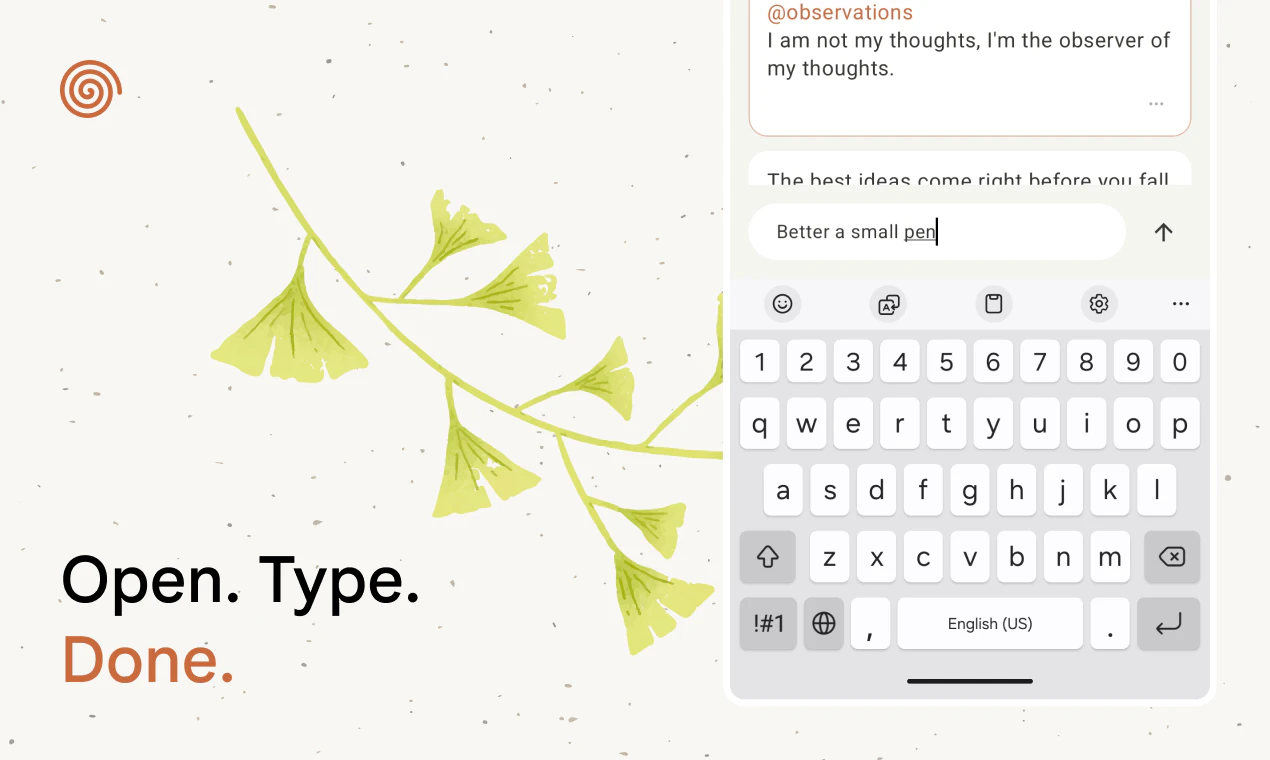 Brev - Fast and frictionless notes screenshot 3