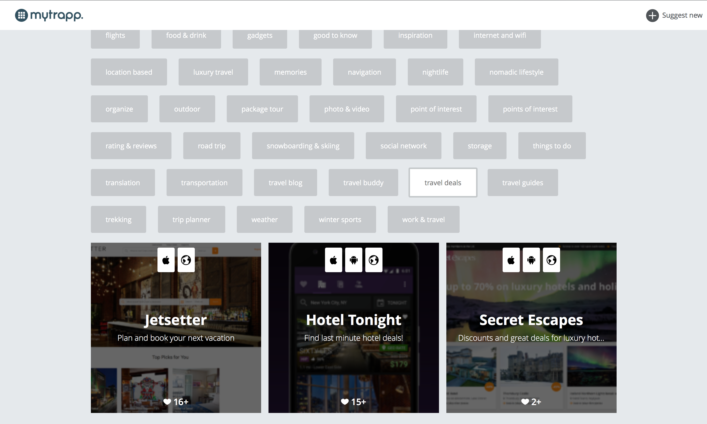 MyTrApp gallery image