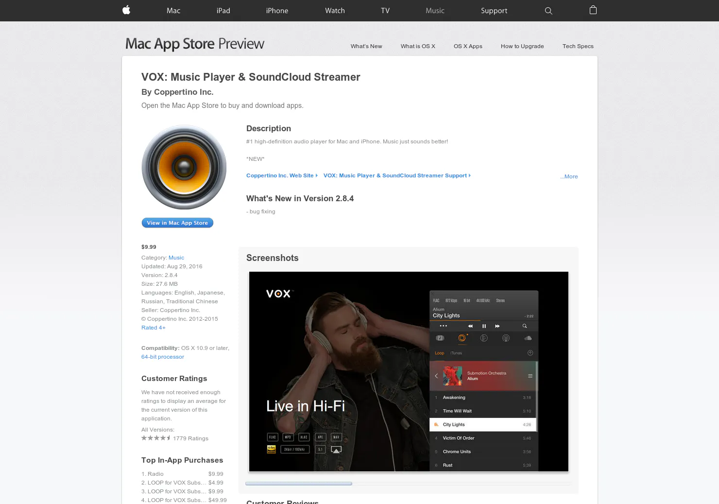 VOX (iOS)