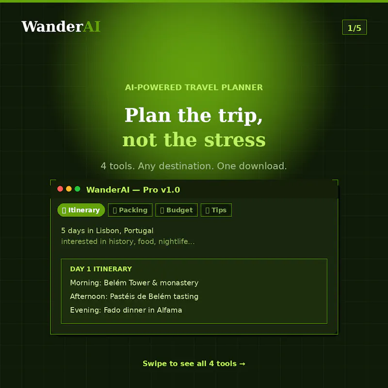 Complete Travel Planning Toolkit screenshot 1