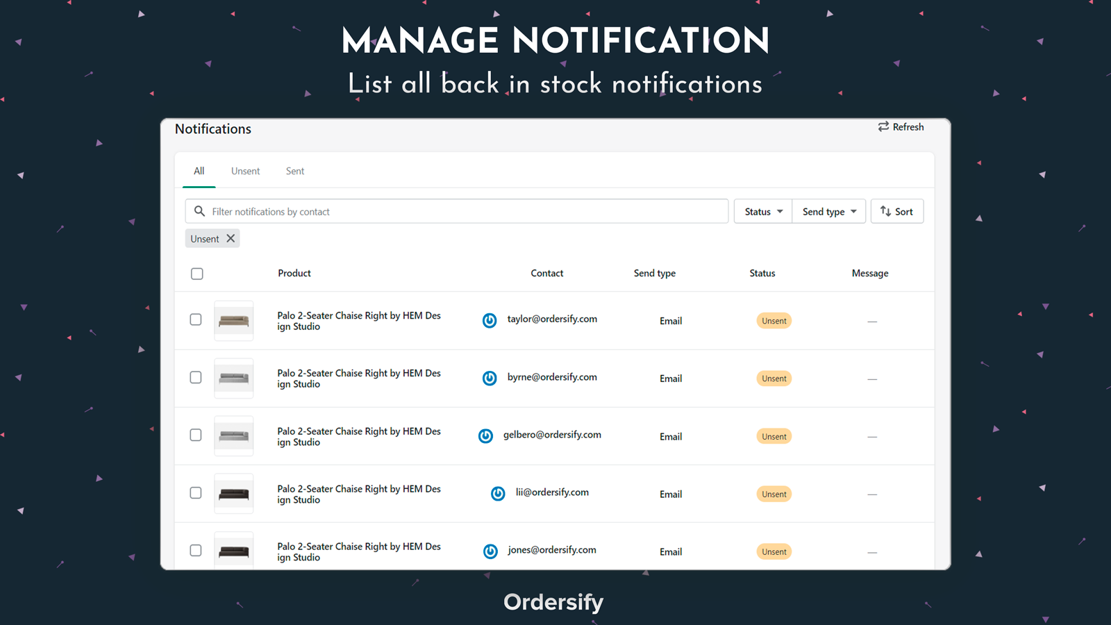 Ordersify: Product Alerts gallery image