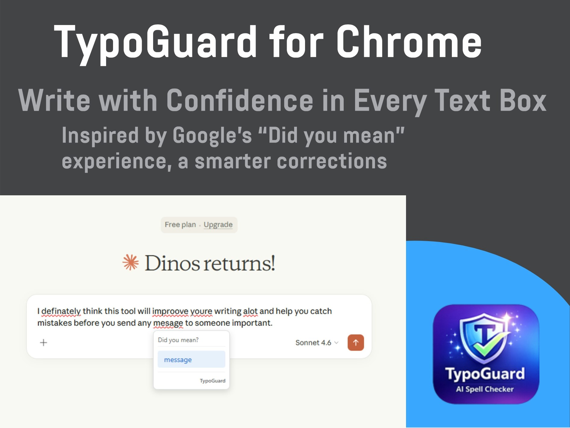 TypoGuard - Chrome Extension gallery image