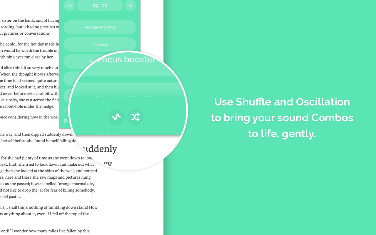 Mídia 5 de Noisli - Chrome Web Store