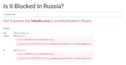 Is It Blocked In Russia? gallery image