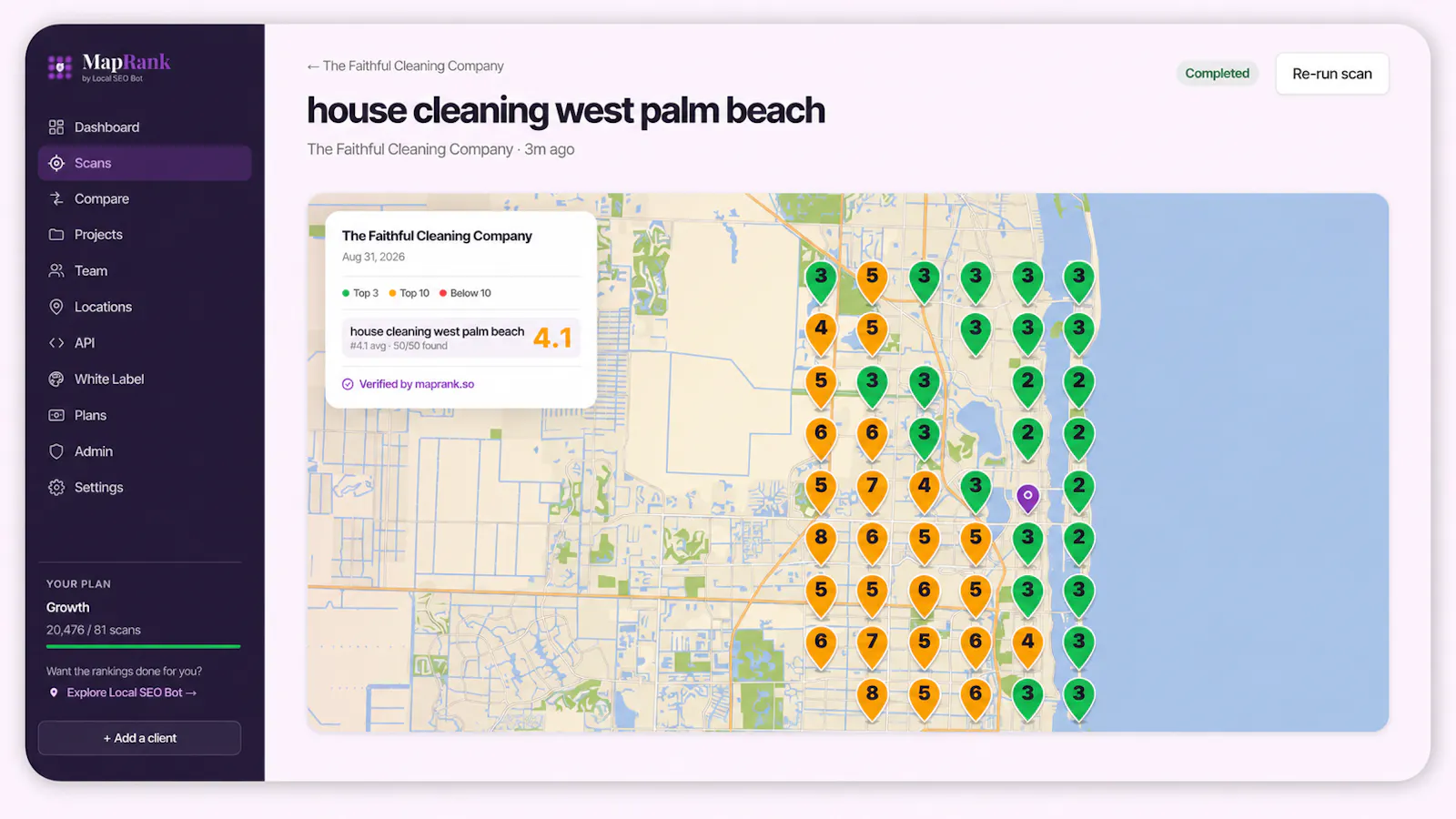 Map Rank - Google Map Ranking Tracker screenshot 4