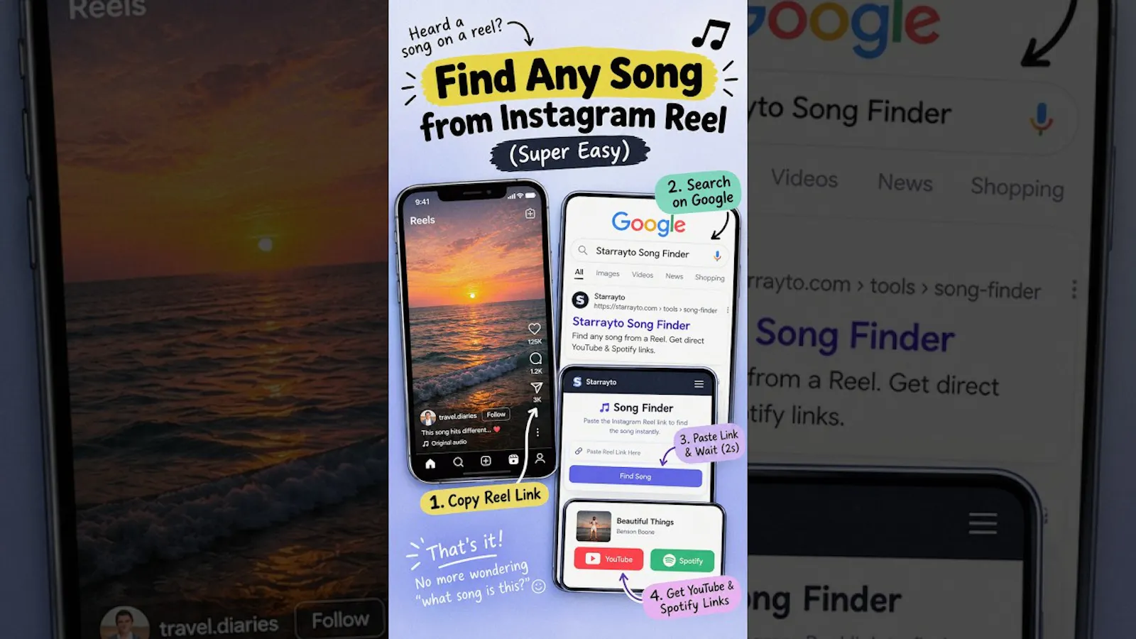 Starrayto Song Finder screenshot 1 (video preview)