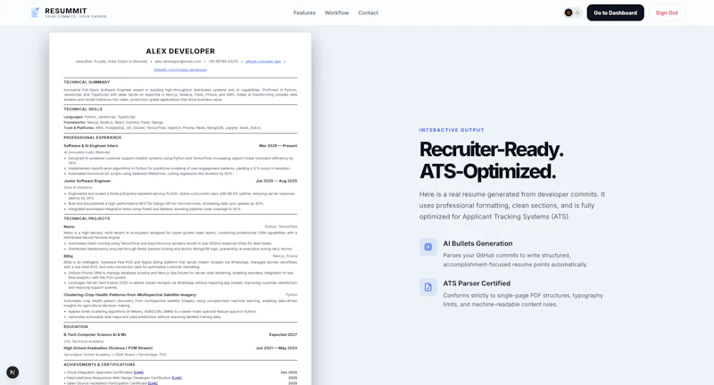 Resummit screenshot 2