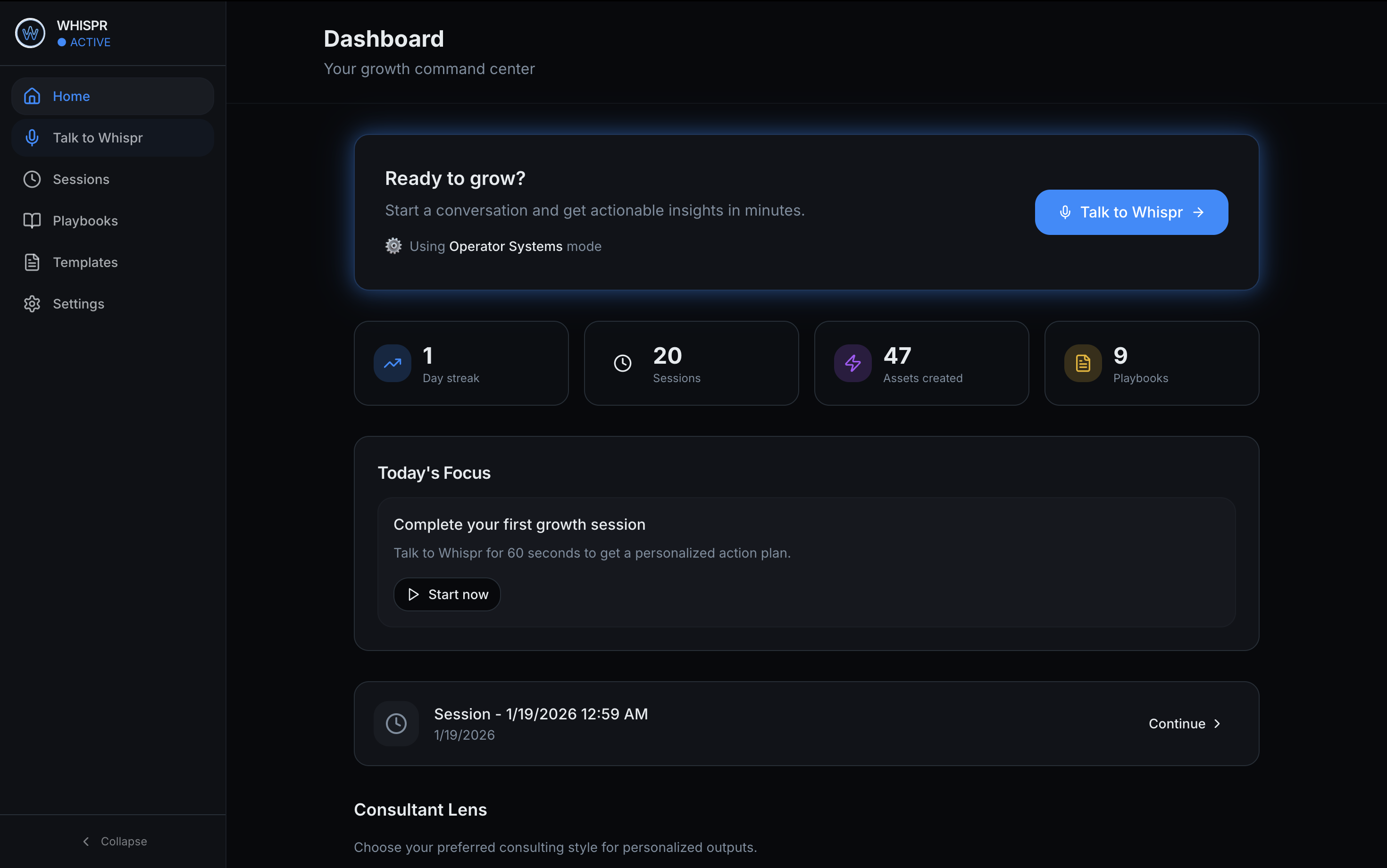 The AIGrowthCoach - Screenshot 2 showing product features and functionality