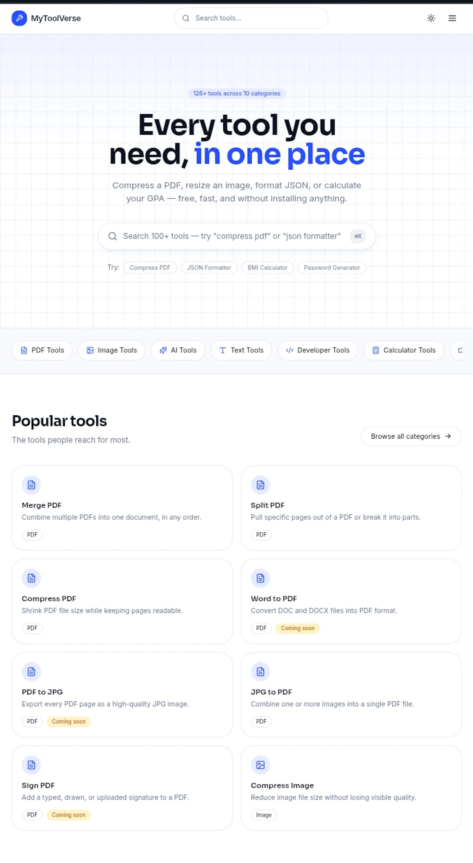 MyToolVerse screenshot 1