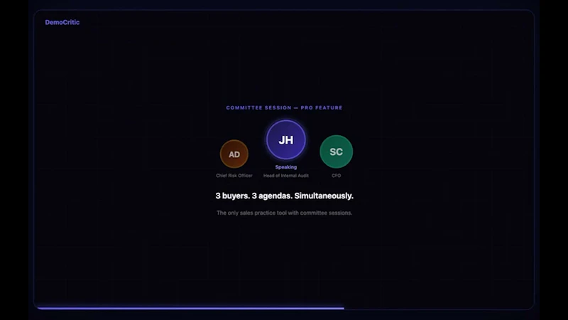 DemoCritic screenshot 1 (video preview)