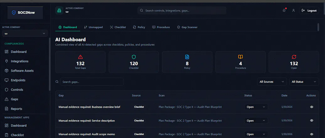 SOC 2 Now | SaaS for SOC 2 gallery image