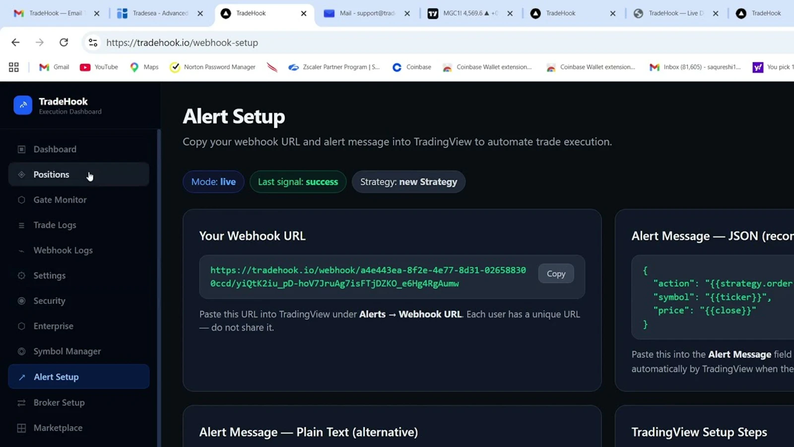 TradeHook screenshot 1 (video preview)