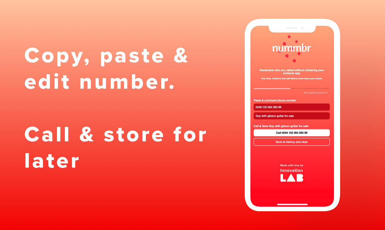 Nummbr - Temporary Phone Contacts  gallery image