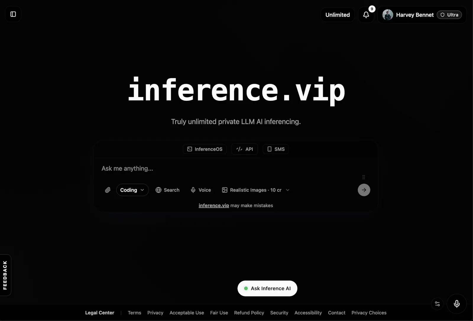 inference.vip screenshot 1