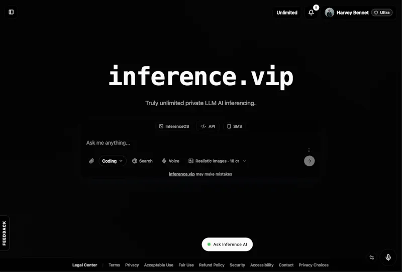 inference.vip screenshot 1