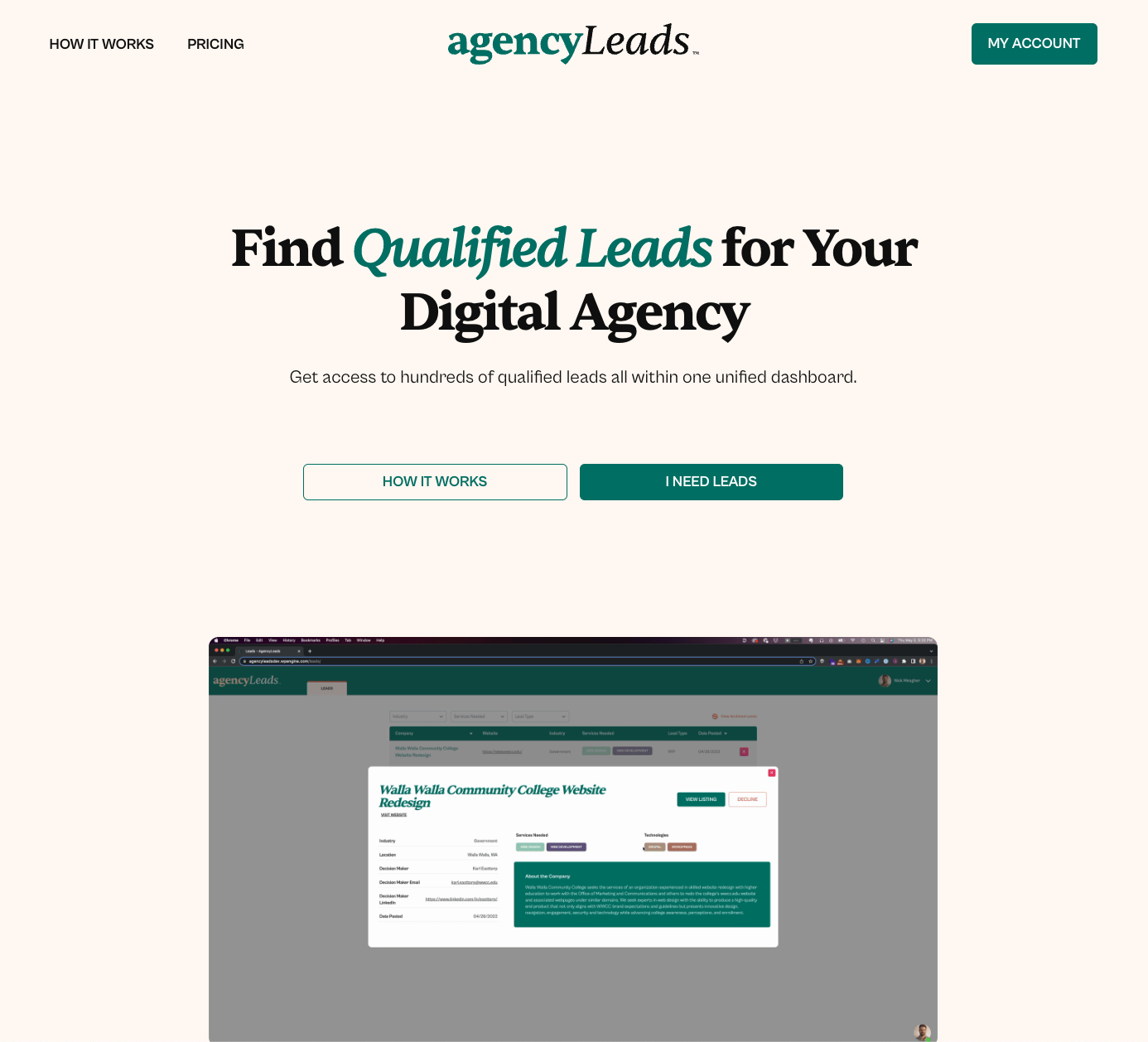 Agenturleads - Finden Sie qualifizierte Leads für Ihre digitale Agentur Medien 1
