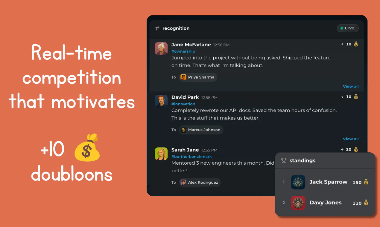 KaBoon: Slack Recognition Gamified screenshot