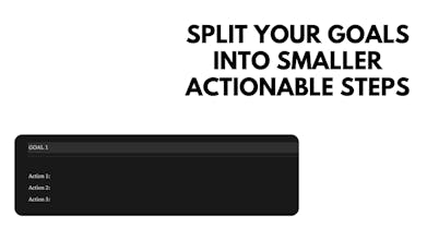 Notion Goals Tracker template gallery image