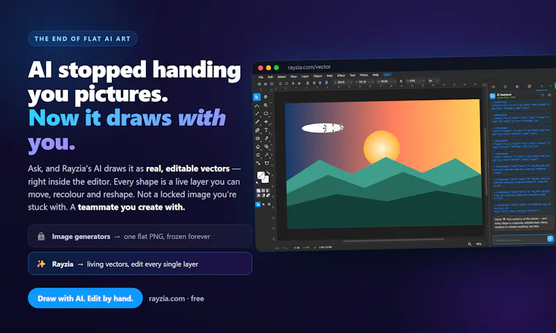 Rayzia AI Agent Vector Editor screenshot 18
