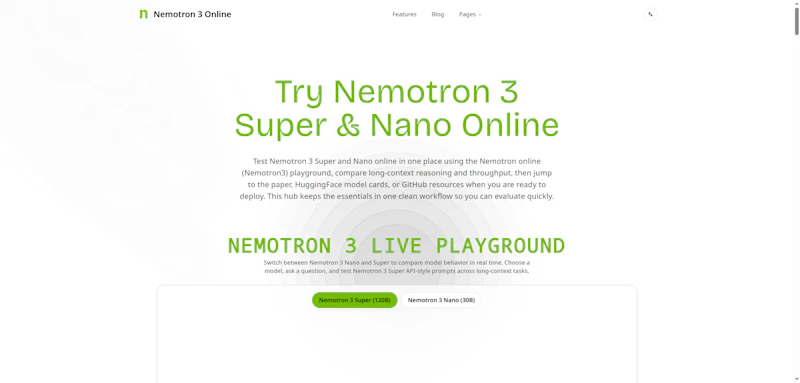 Nemotron 3 Online screenshot 1